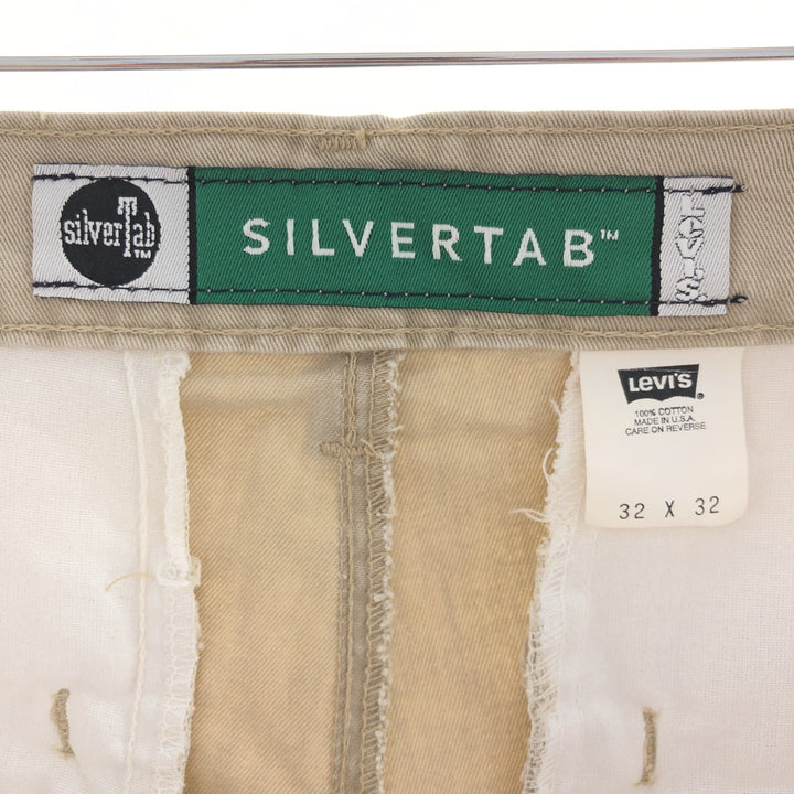 90'S Levi's SILVER TAB Silver Tab SAMPLE GARMENT Chino Pants Made in USA Men's W34 Vintage /eaa392814