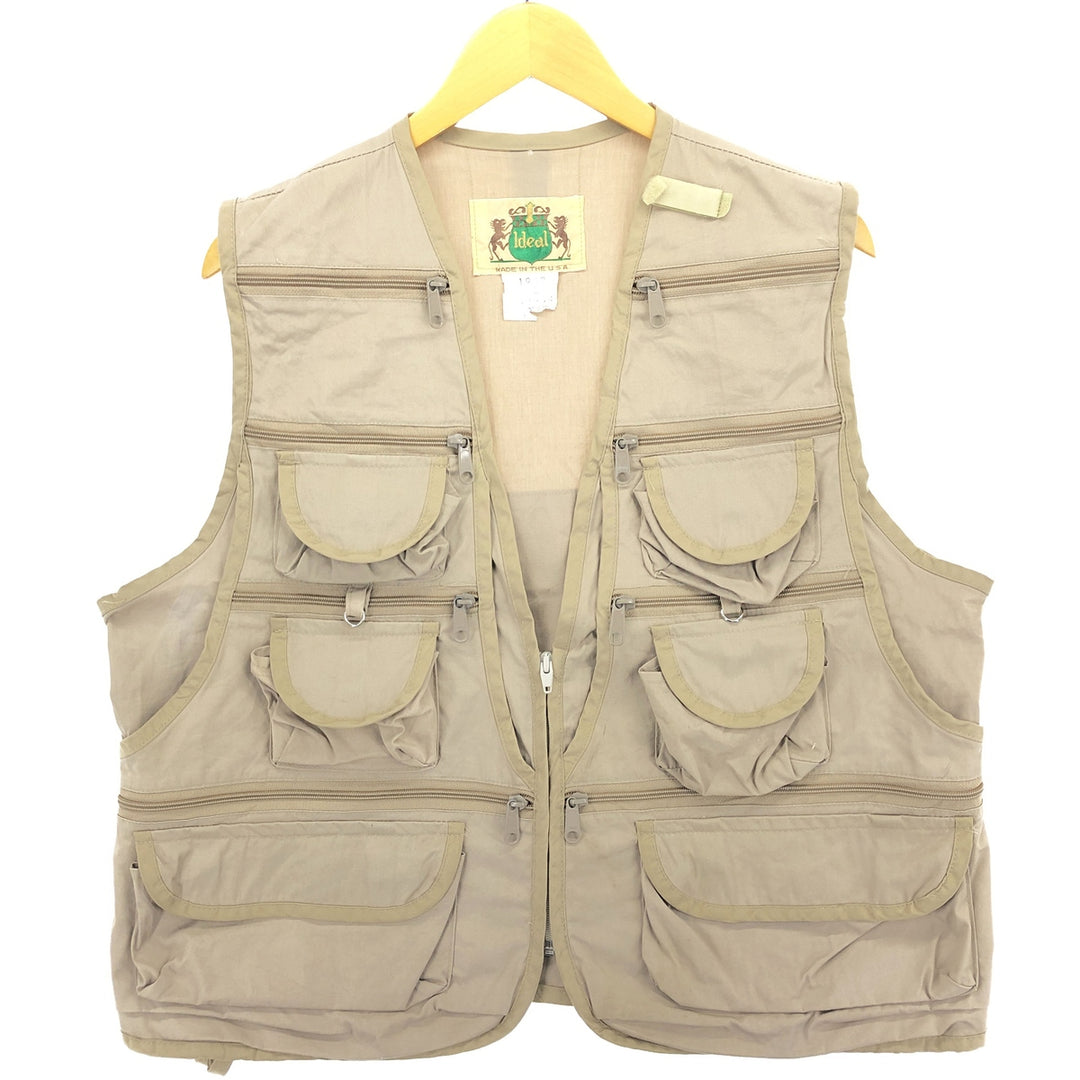 70'S Ideal Fishing Vest Made in USA Men's L Size Vintage /eaa392845