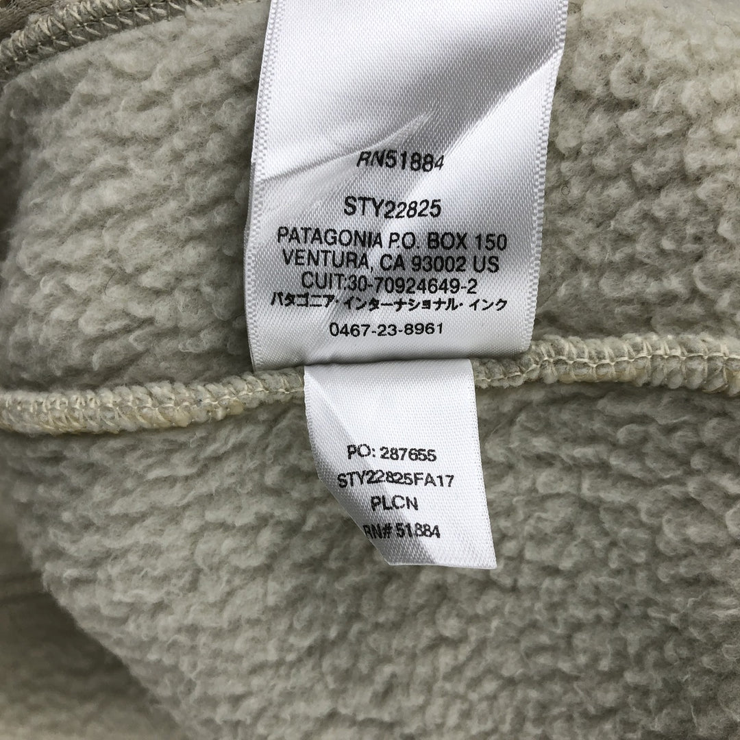 Patagonia Retro Pile Vest 22825FA17, Women's Medium Fleece Vest polyester pale white type Vintage Second Hand