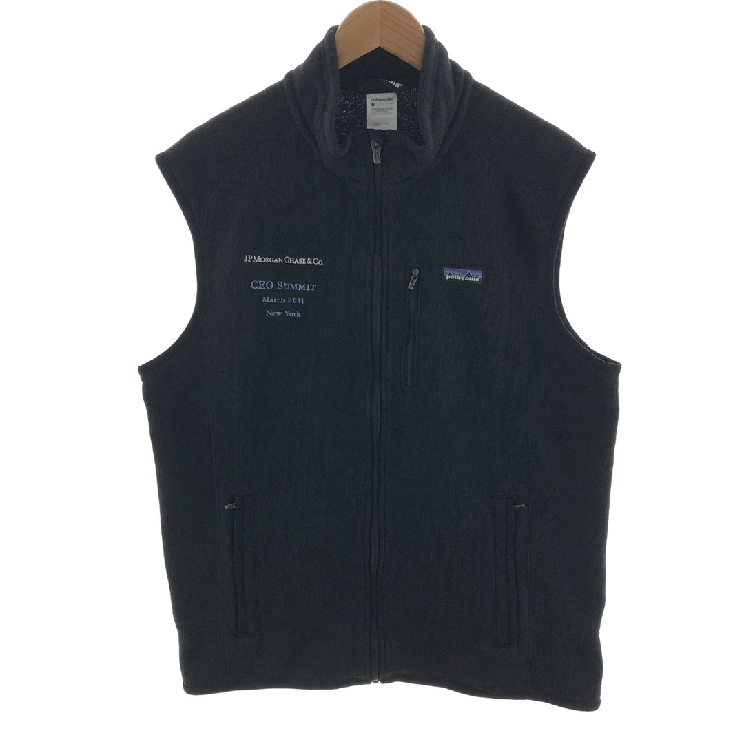 Patagonia Better Sweater Vest JP MORGAN CHASE CO. JP Morgan Chase Fleece Vest Men's XL Size /eaa392966