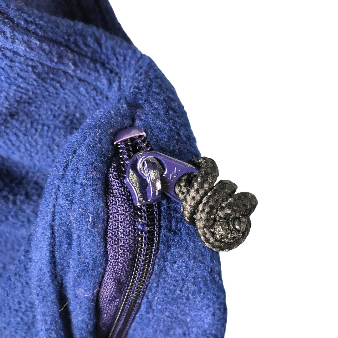 LLBean OUTDOORS Fleece Vest, Women's, Size L polyester blue type Vintage Second Hand