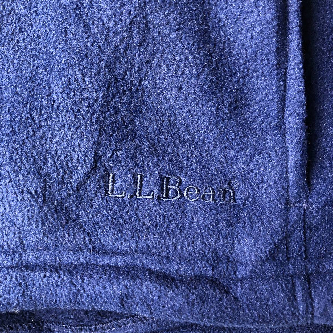 LLBean OUTDOORS Fleece Vest, Women's, Size L polyester blue type Vintage Second Hand