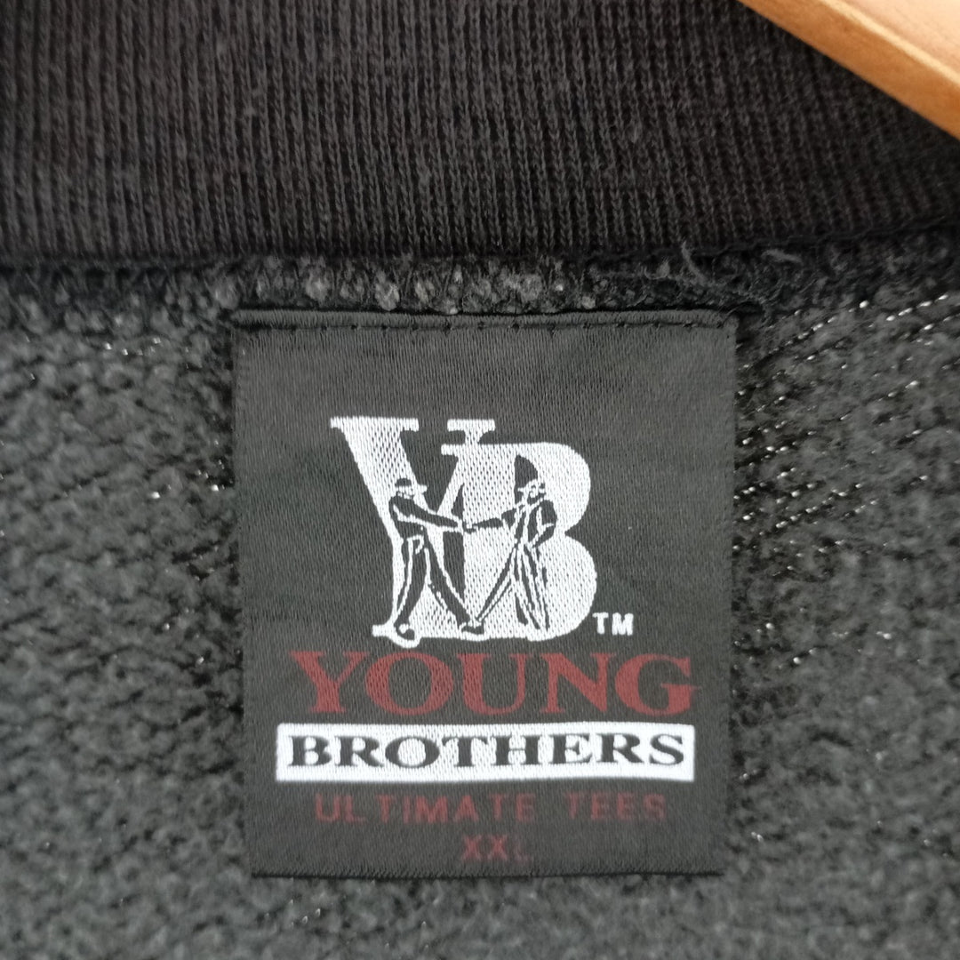 YOUNG BROTHERS Breathe Printed Sweatshirt Trainer Made in USA Men's XXL Vintage /eaa392984