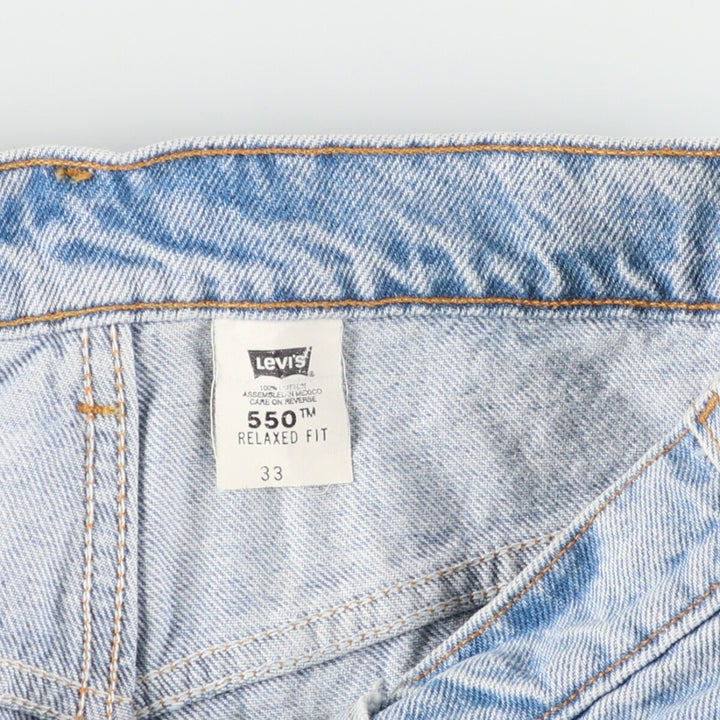 90'S Levi's 550 Relaxed Fit Denim Shorts, Half Pants, Men's, W32, Vintage / eaa392994