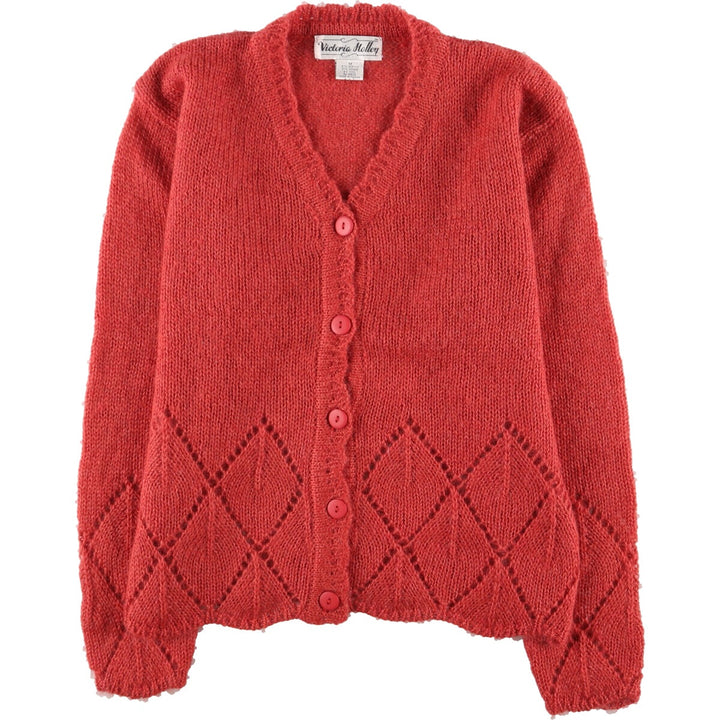 VICTORY HOLLY Mohair Knit Cardigan Women's M /eaa393157