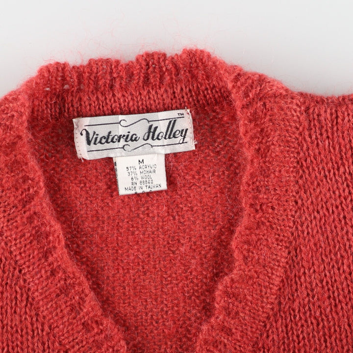 VICTORY HOLLY Mohair Knit Cardigan Women's M /eaa393157