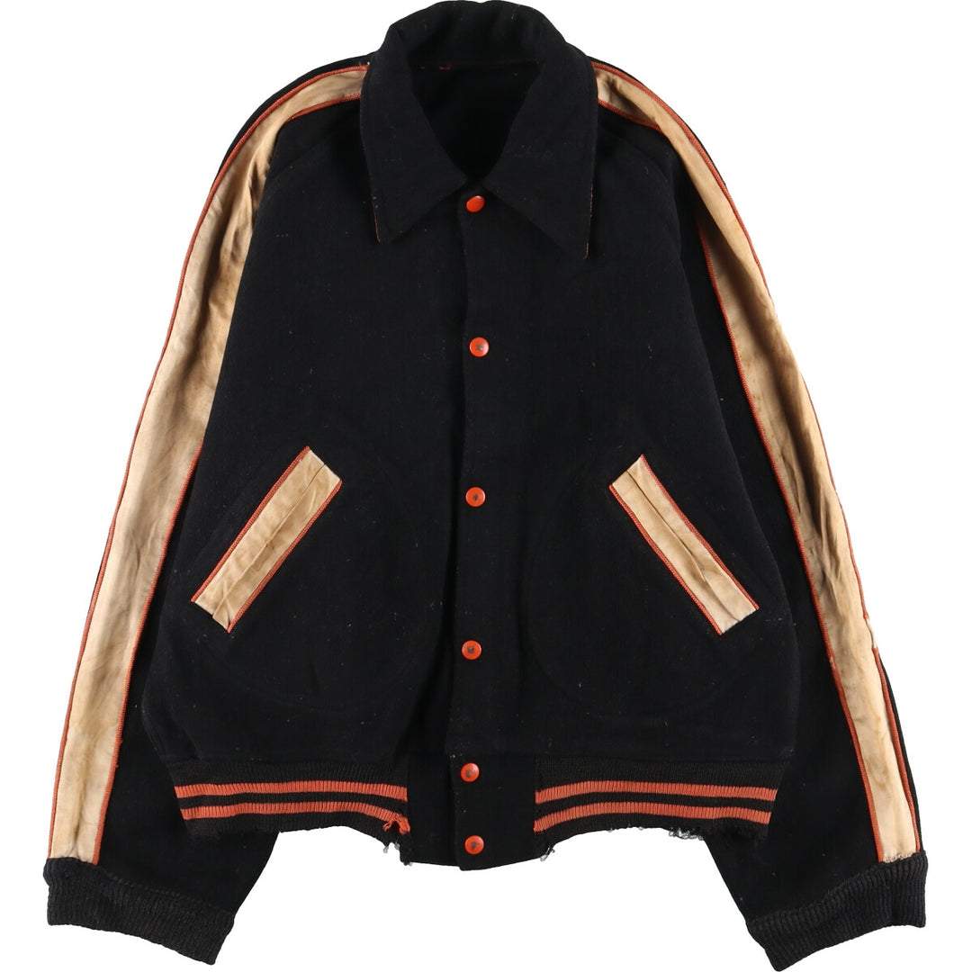 60'S GARFIELD ATHLETIC EQUIPMENT CO Wool Stadium Jacket Award Jacket Varsity Jacket Men's M Vintage / eaa393257