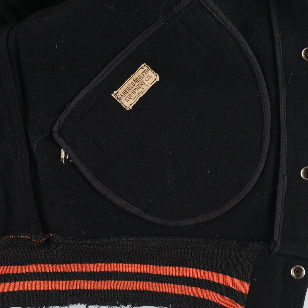 60'S GARFIELD ATHLETIC EQUIPMENT CO Wool Stadium Jacket Award Jacket Varsity Jacket Men's M Vintage / eaa393257