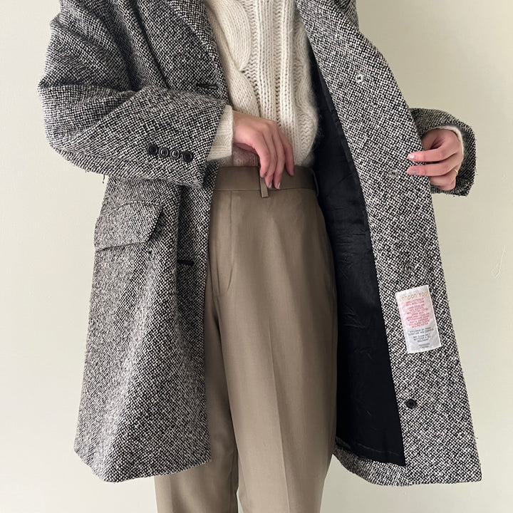 LONDON FOG Wool Half Coat Women's L /eaa393312