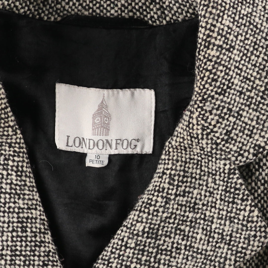 LONDON FOG Wool Half Coat Women's L /eaa393312