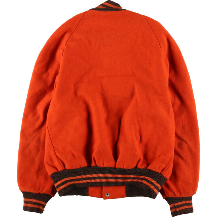 90'S DEERFOOT Wool Stadium Jacket Award Jacket Varsity Jacket Made in USA Men's L Vintage /eaa393351