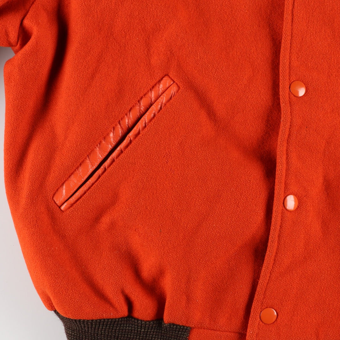 90'S DEERFOOT Wool Stadium Jacket Award Jacket Varsity Jacket Made in USA Men's L Vintage /eaa393351