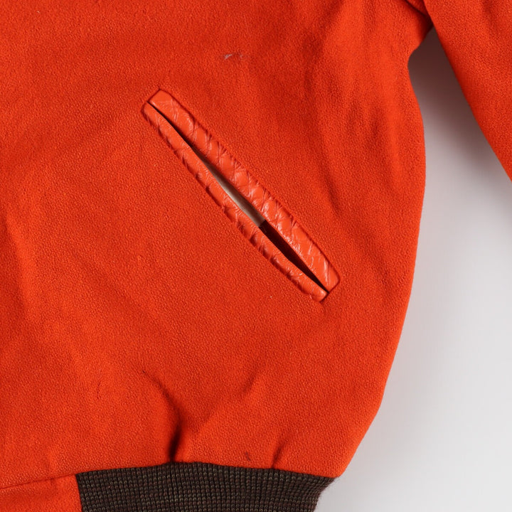 90'S DEERFOOT Wool Stadium Jacket Award Jacket Varsity Jacket Made in USA Men's L Vintage /eaa393351