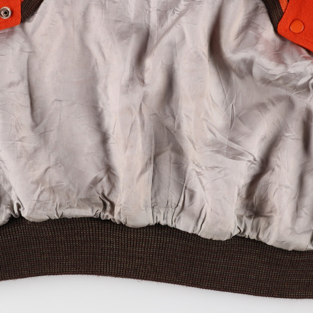 90'S DEERFOOT Wool Stadium Jacket Award Jacket Varsity Jacket Made in USA Men's L Vintage /eaa393351