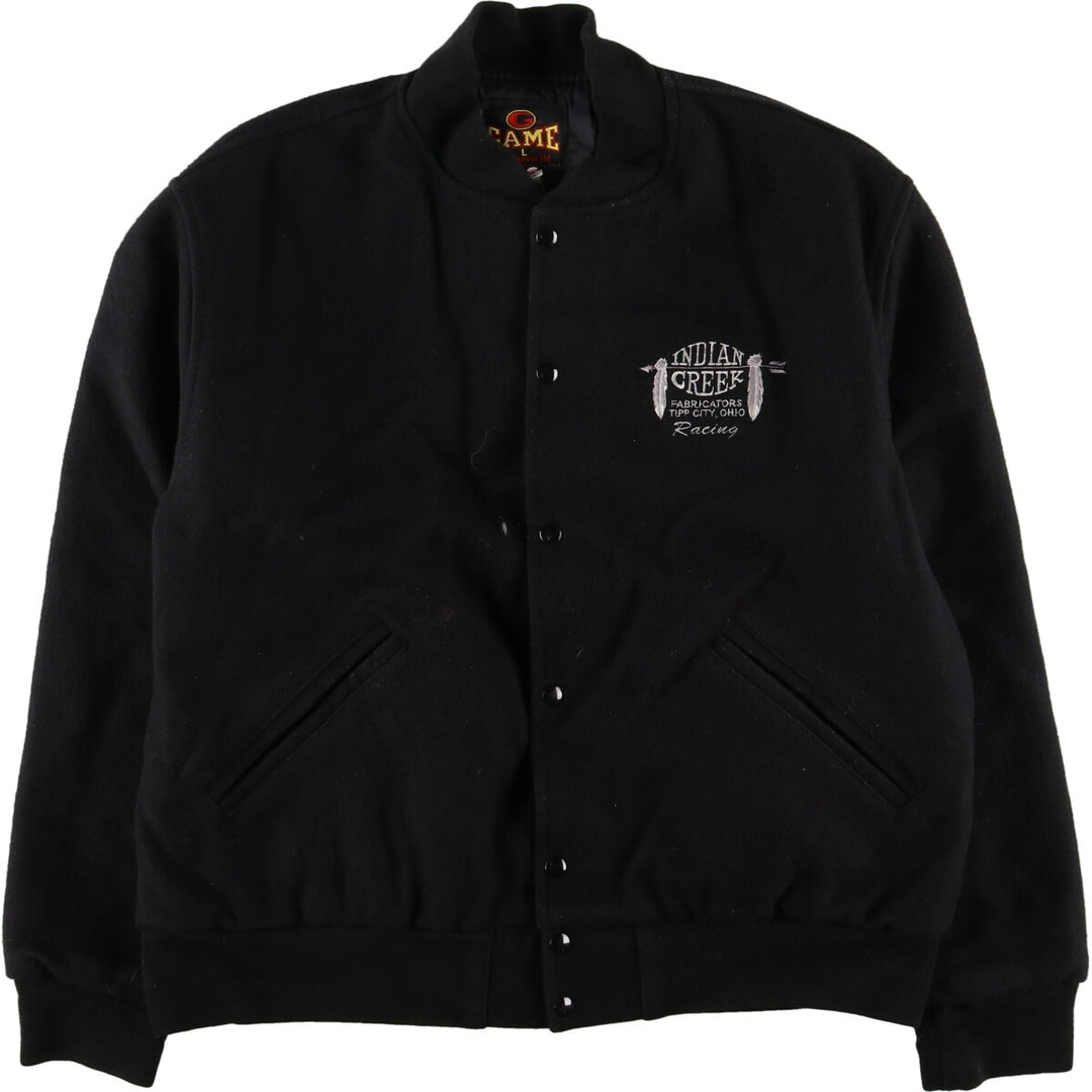 90'S GAME Wool Stadium Jacket Award Jacket Varsity Jacket Made in USA Men's XL Vintage /eaa393352