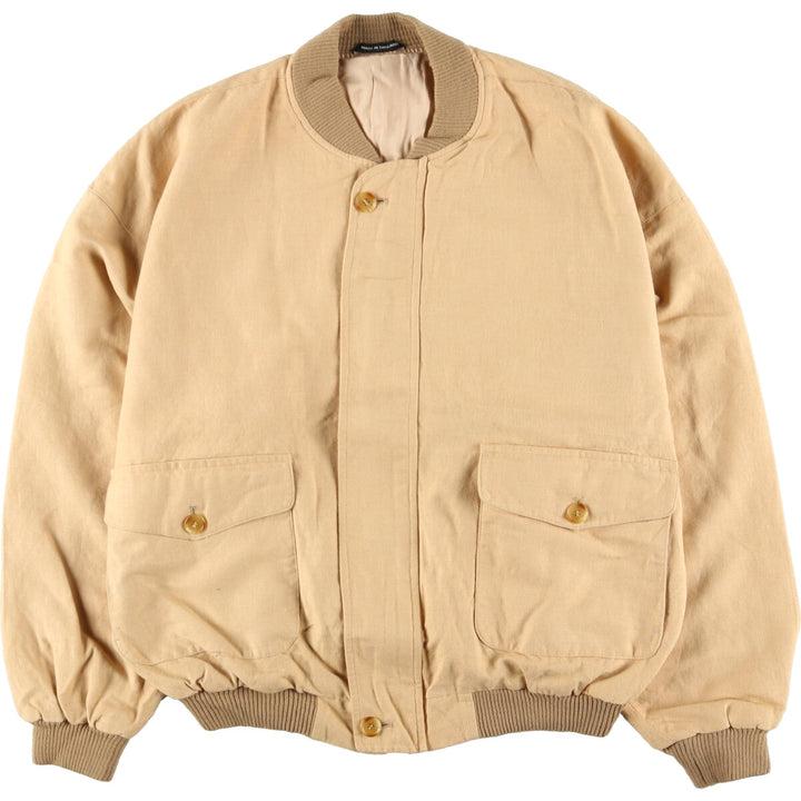 TUTTLE GOLF Linen x Cotton Jacket Made in the UK Men's L /eaa393632