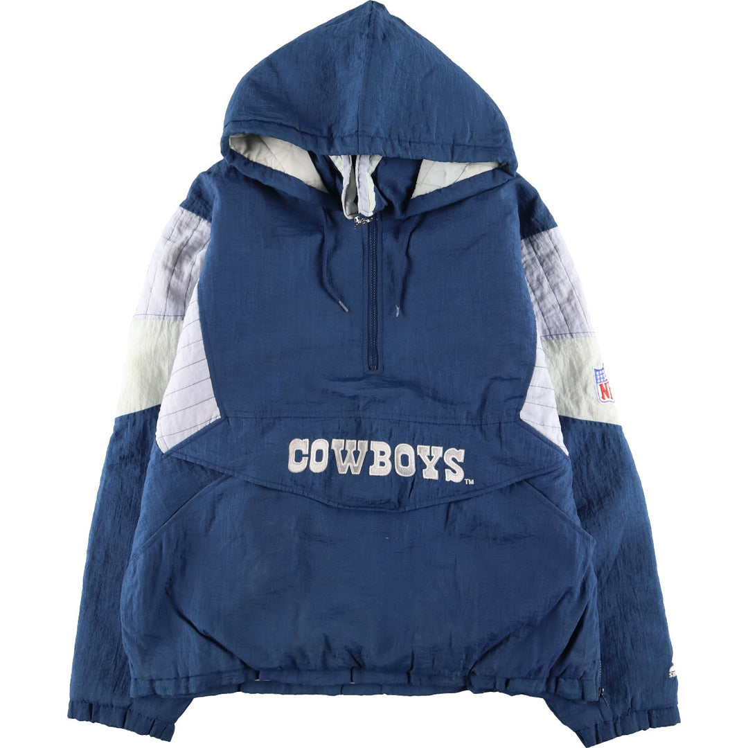 90'S Starter NFL Dallas Cowboys Padded Hoodie Men's XL Vintage /eaa393742