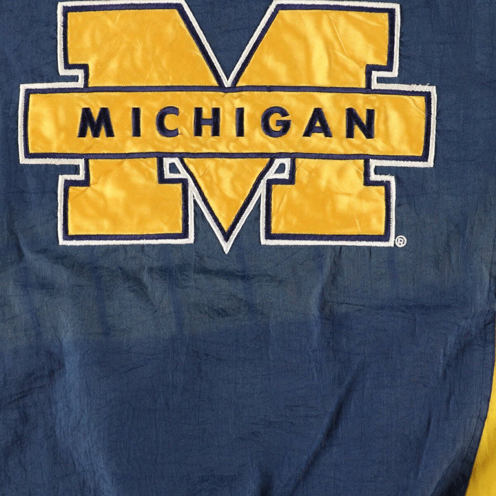 90'S Starter NFL MICHIGAN Nylon Pullover Men's L /eaa393743