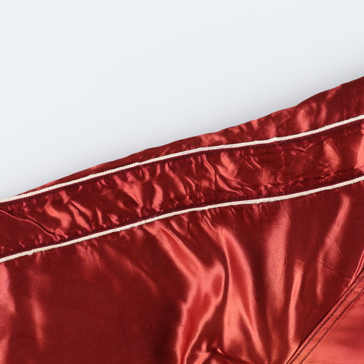 80'S Satin Stadium Jacket Award Jacket Varsity Jacket Men's M Vintage /eaa393765