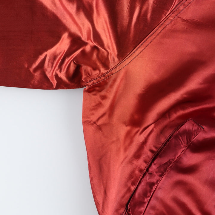 80'S Satin Stadium Jacket Award Jacket Varsity Jacket Men's M Vintage /eaa393765