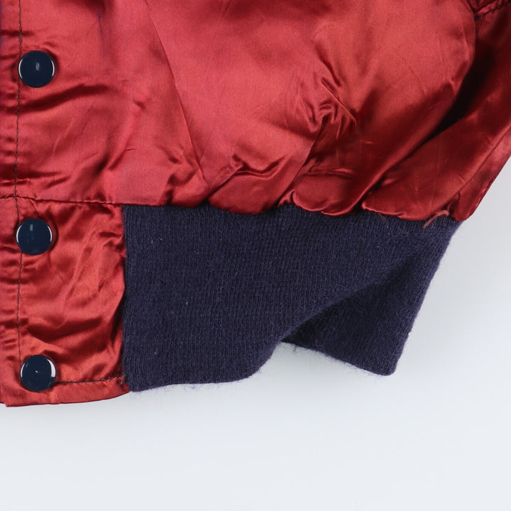 80'S Satin Stadium Jacket Award Jacket Varsity Jacket Men's M Vintage /eaa393765