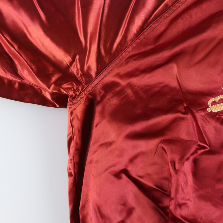 80'S Satin Stadium Jacket Award Jacket Varsity Jacket Men's M Vintage /eaa393765