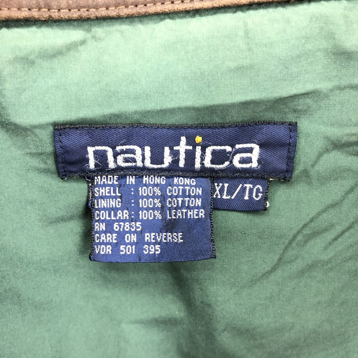 90'S NAUTICA Check Pattern Swing Top Sports Jacket Men's XL Vintage /eaa393779