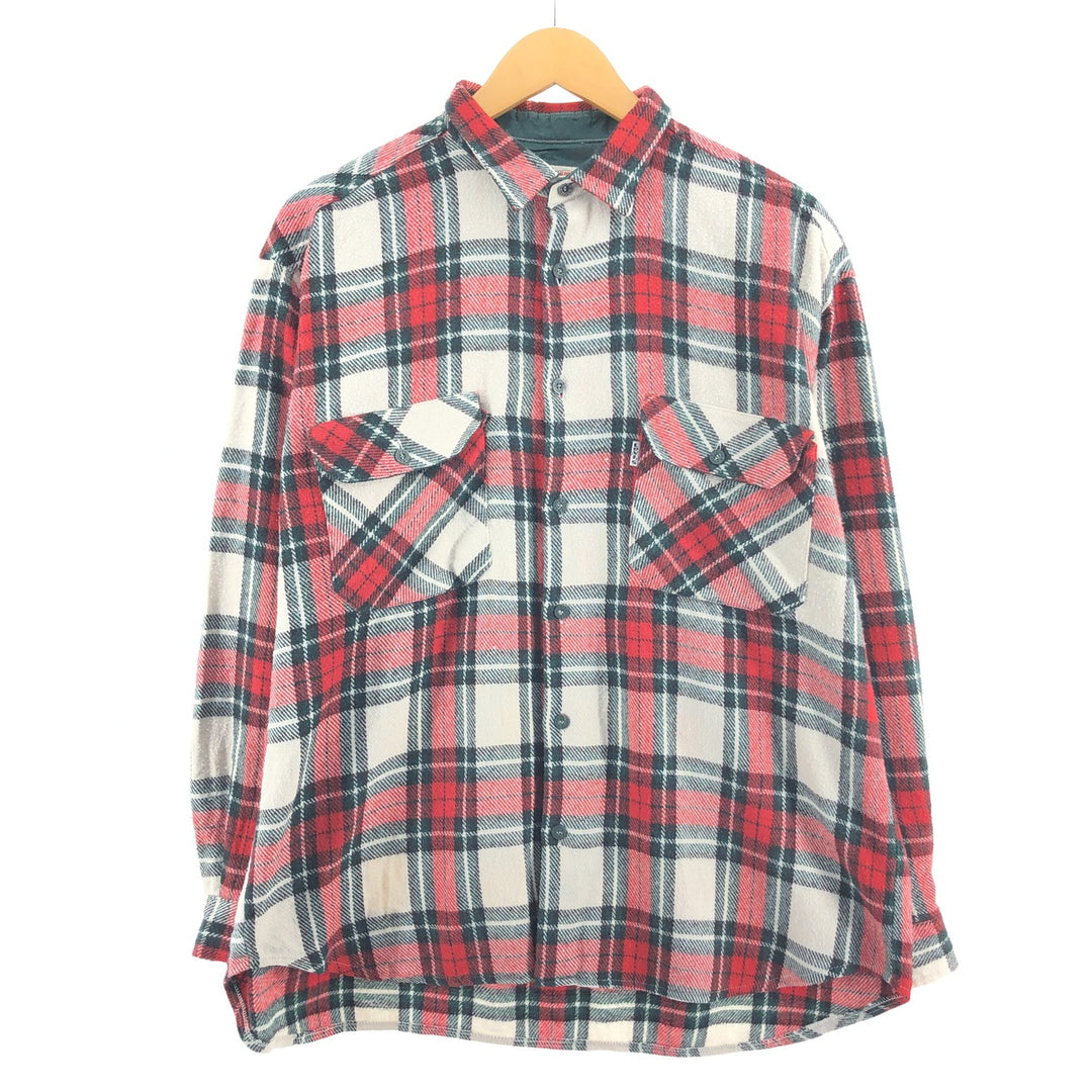 Levi's Long Sleeve Check Pattern Flannel Check Shirt Men's L Vintage / eaa393805