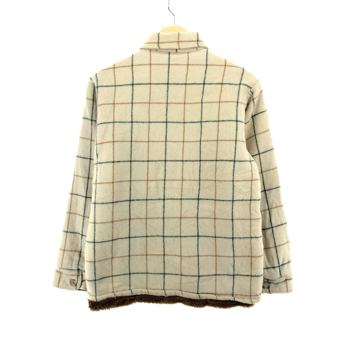 70'S WOOLRICH Check Pattern Wool Box Shirt Men's M Vintage / eaa393853