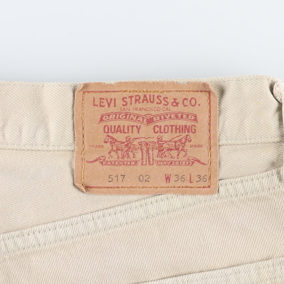 90'S Levi's 517-0221 Bootcut Denim Pants Made in Spain Men's W36 Vintage /eaa393992