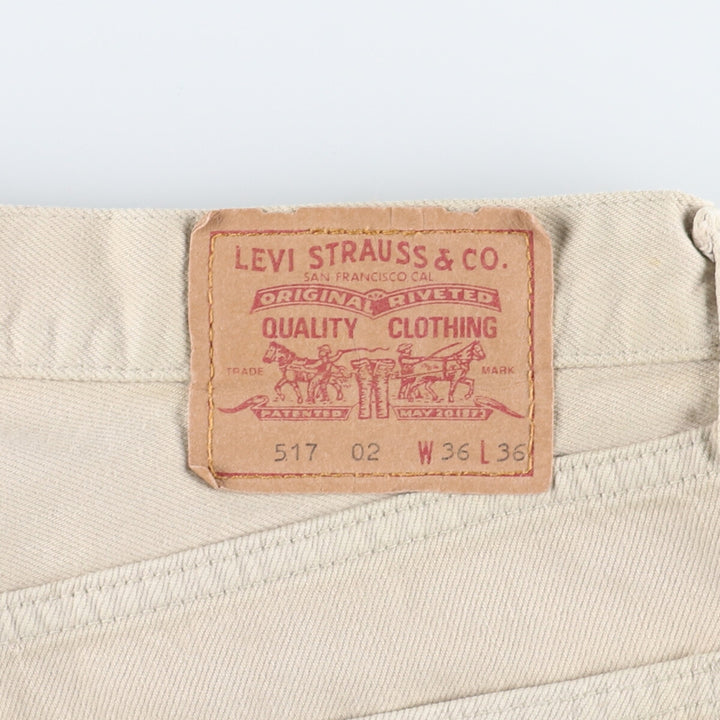 90'S Levi's 517-0221 Bootcut Denim Pants Made in Spain Men's W36 Vintage /eaa393992