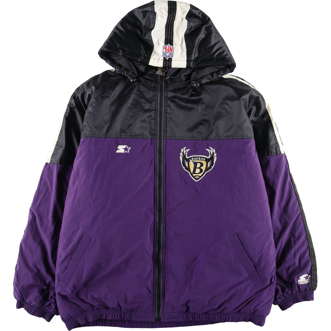 Starter NFL BALTIMORE RAVENS Baltimore Ravens padded hoodie for men, XXXXL /eaa394008