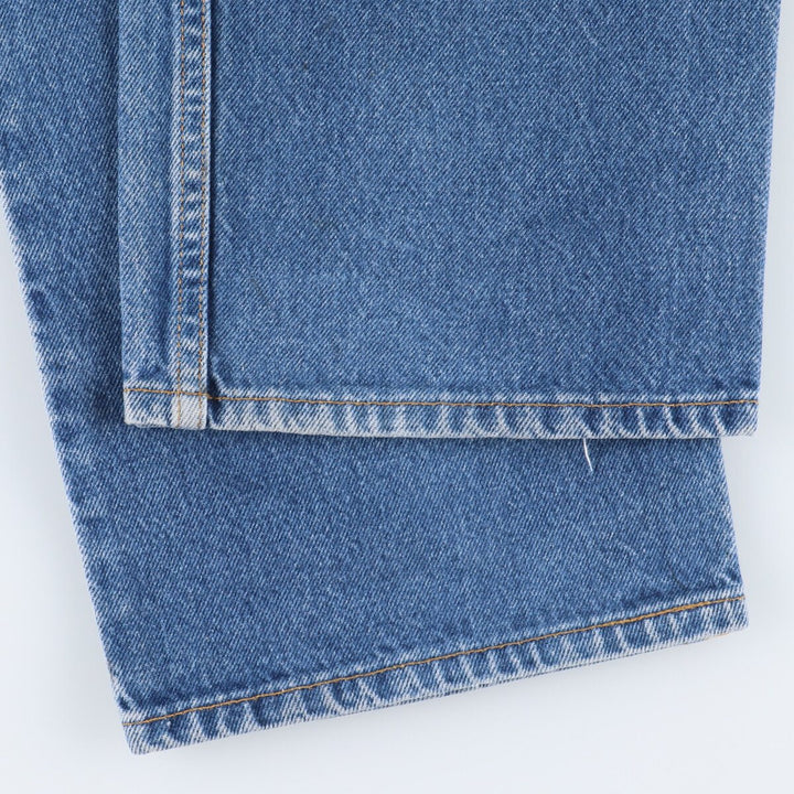 90'S Levi's 505 REGULAR FIT STRAIGHT LEG tapered denim pants made in USA men's w38 vintage /eaa394275