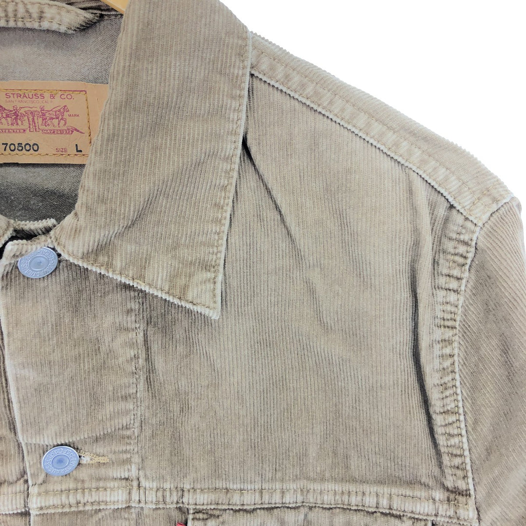 Levi's 70500 Euro Model Corduroy Jacket Men's L /eaa394319