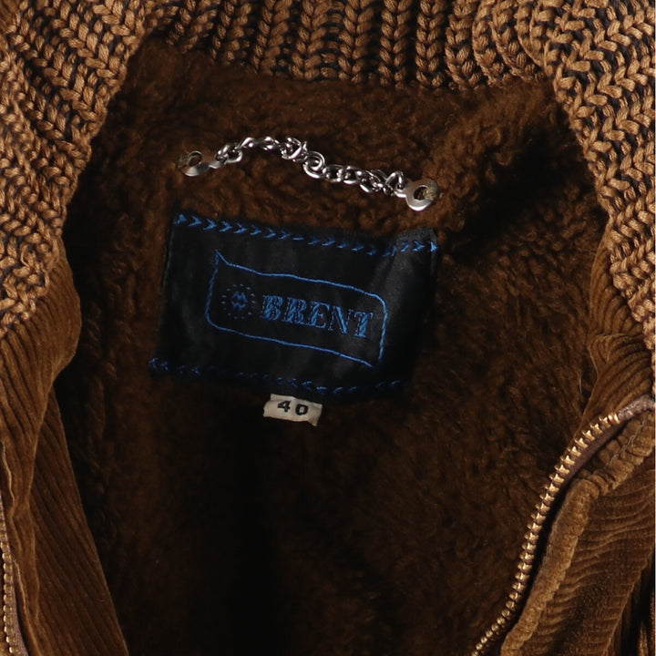 1960'S Brent Corduroy Boa Jacket, Men's Size L, Vintage / eaa394340