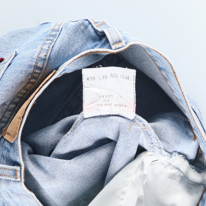 90'S Levi's 501-0134 Straight Denim Pants Made in USA Men's W30 Vintage /eaa394445