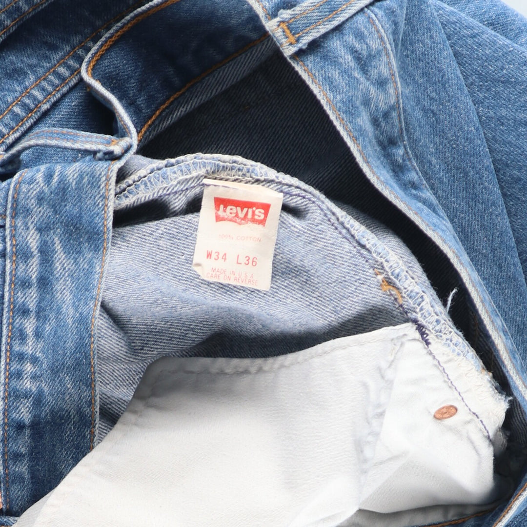 90'S Levi's 501 Straight Denim Pants Made in USA Men's W34 Vintage /eaa394446