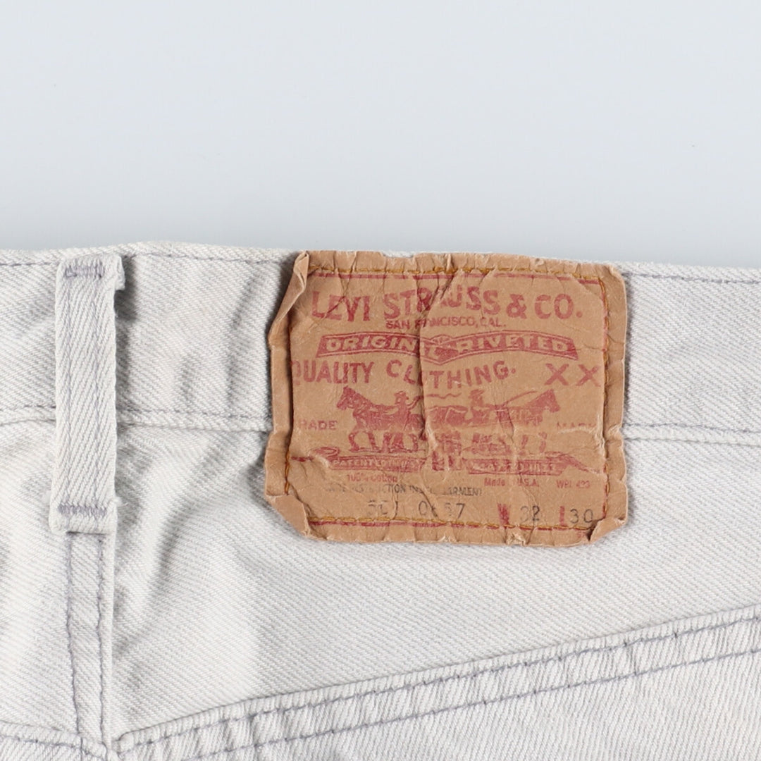 80's Levi's 501 Straight Denim Pants Made in USA Men's W32 Vintage /eaa394503