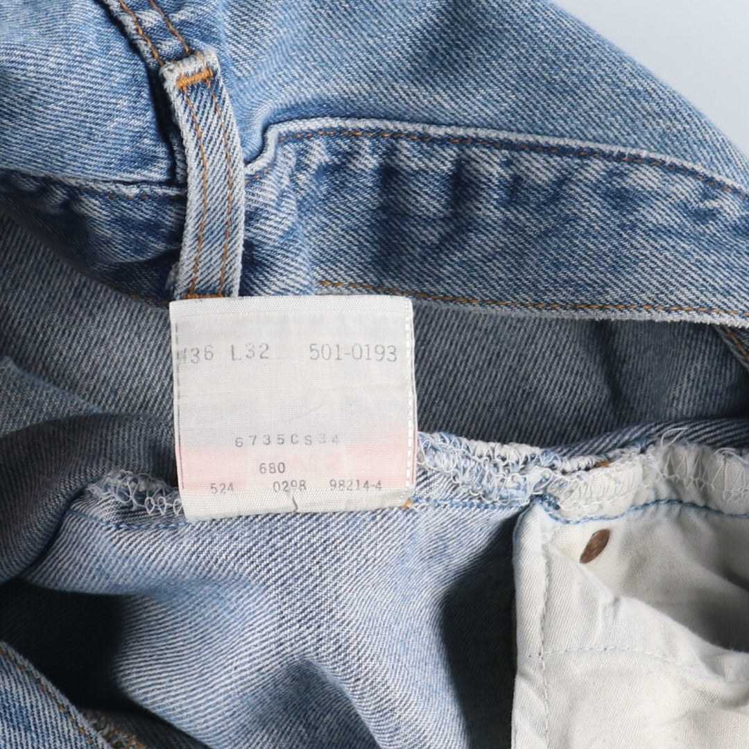 90'S Levi's 501 Straight Denim Pants Made in USA Men's W36 Vintage /eaa394509