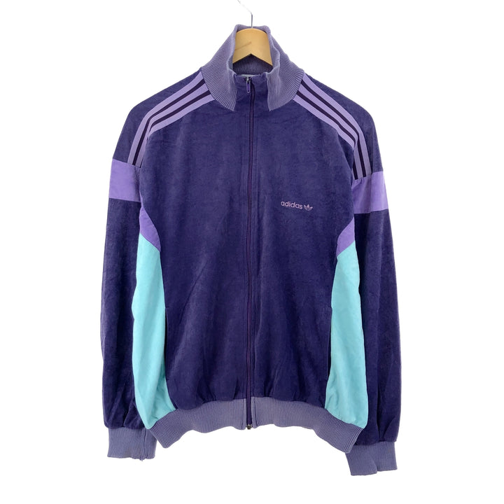 80'S Adidas 3-striped track jacket, made in France, women's M, vintage / eaa394766