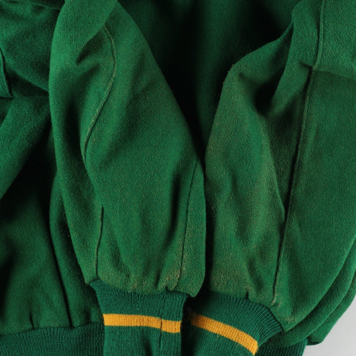 80'S DeLONG hooded sailor collar wool varsity jacket award jacket varsity jacket made in USA women's M /eaa394770