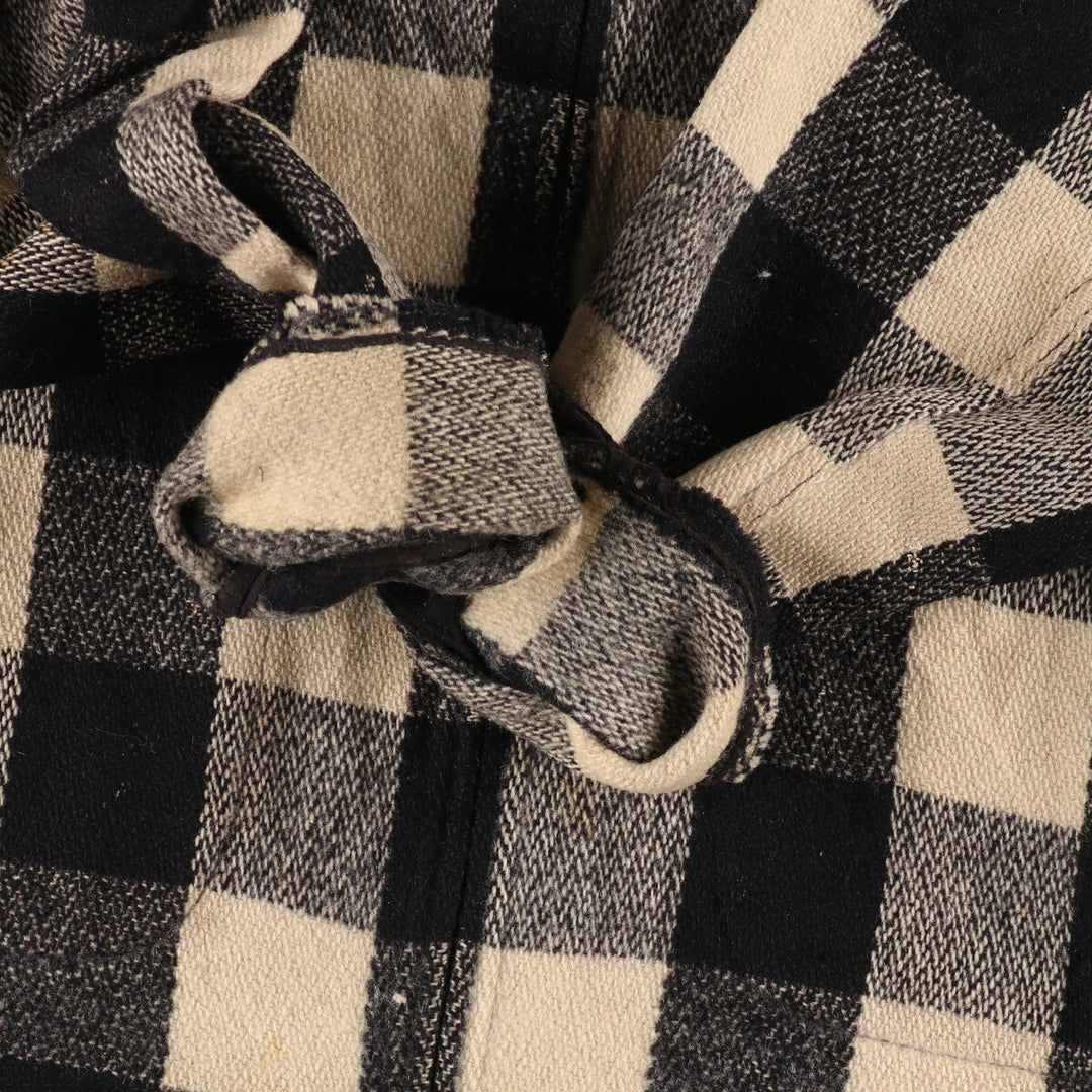 50'S WOOLRICH Check Pattern Block Check Wool Jacket Men's M Vintage / eaa394857