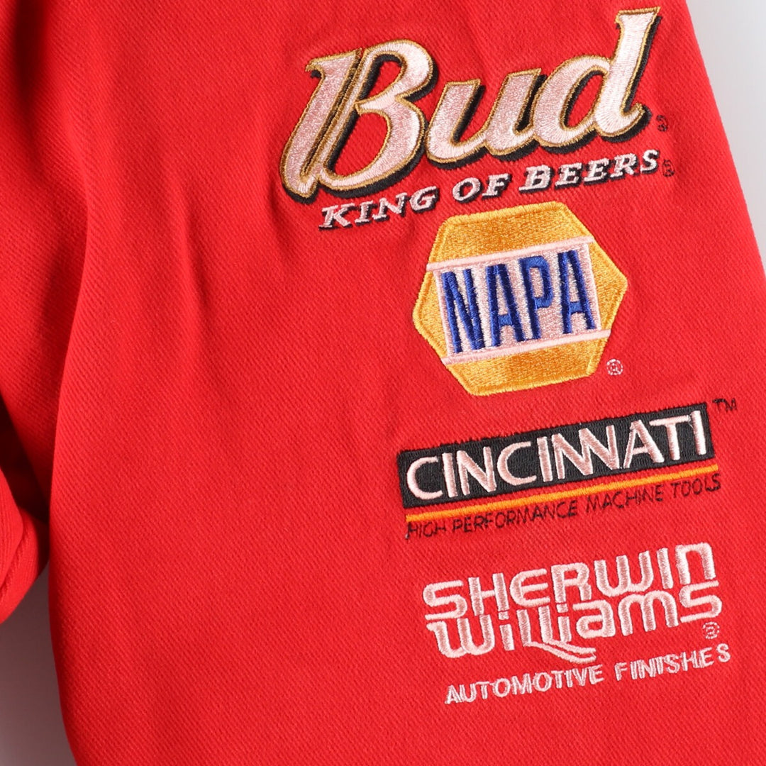 CHASE BUDWEISER Budweiser Racing Jacket Men's M /eaa394901