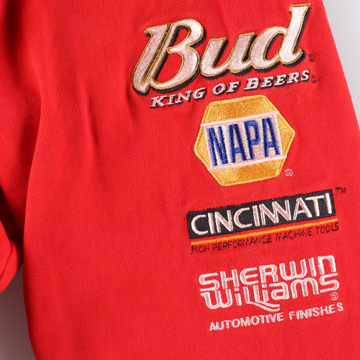 CHASE BUDWEISER Budweiser Racing Jacket Men's M /eaa394901