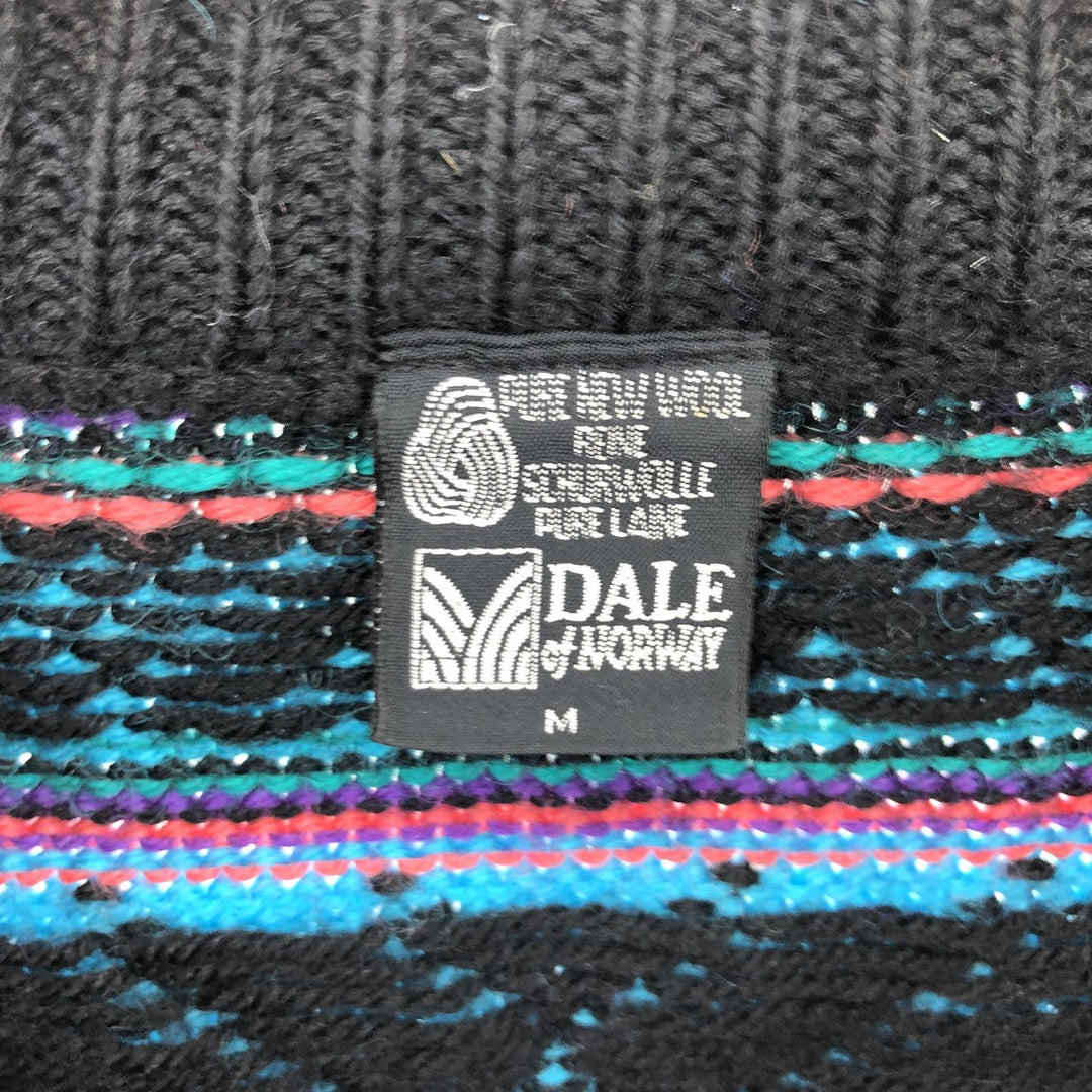 DALE of NORWAY All-over Pattern Nordic Sweater Made in Norway Women's M /eaa394942