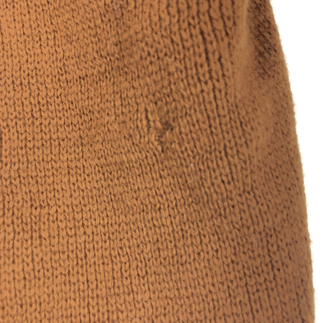 80'S TUNDRA suede-trimmed wool knit cardigan, made in Canada, women's L, vintage /eaa394993