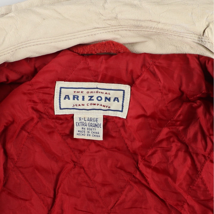 ARIZONA Leather Sleeve Wool Varsity Jacket Award Jacket Varsity Jacket Women's XL /eaa395130