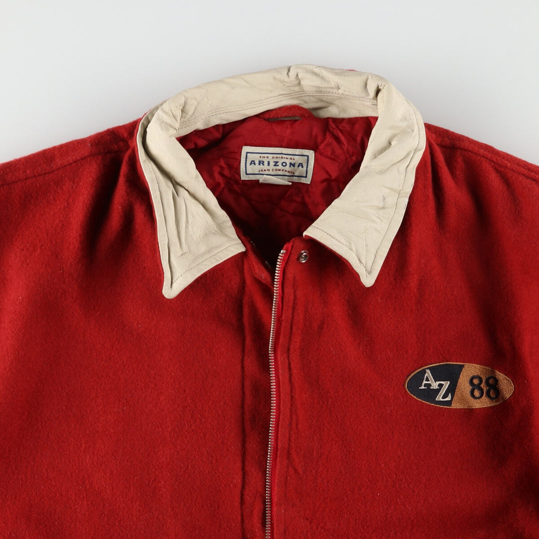 ARIZONA Leather Sleeve Wool Varsity Jacket Award Jacket Varsity Jacket Women's XL /eaa395130