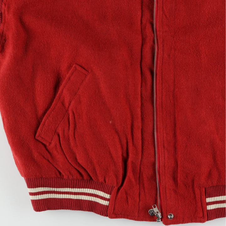 ARIZONA Leather Sleeve Wool Varsity Jacket Award Jacket Varsity Jacket Women's XL /eaa395130