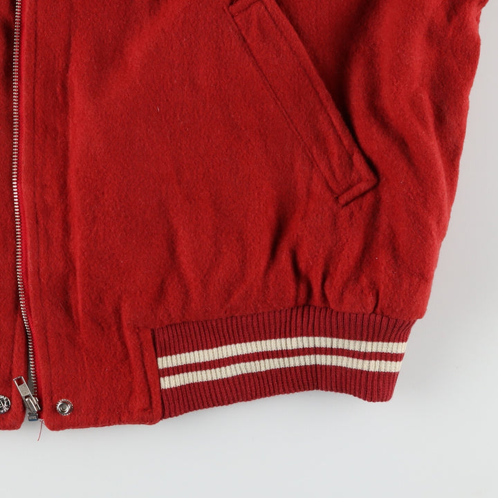 ARIZONA Leather Sleeve Wool Varsity Jacket Award Jacket Varsity Jacket Women's XL /eaa395130